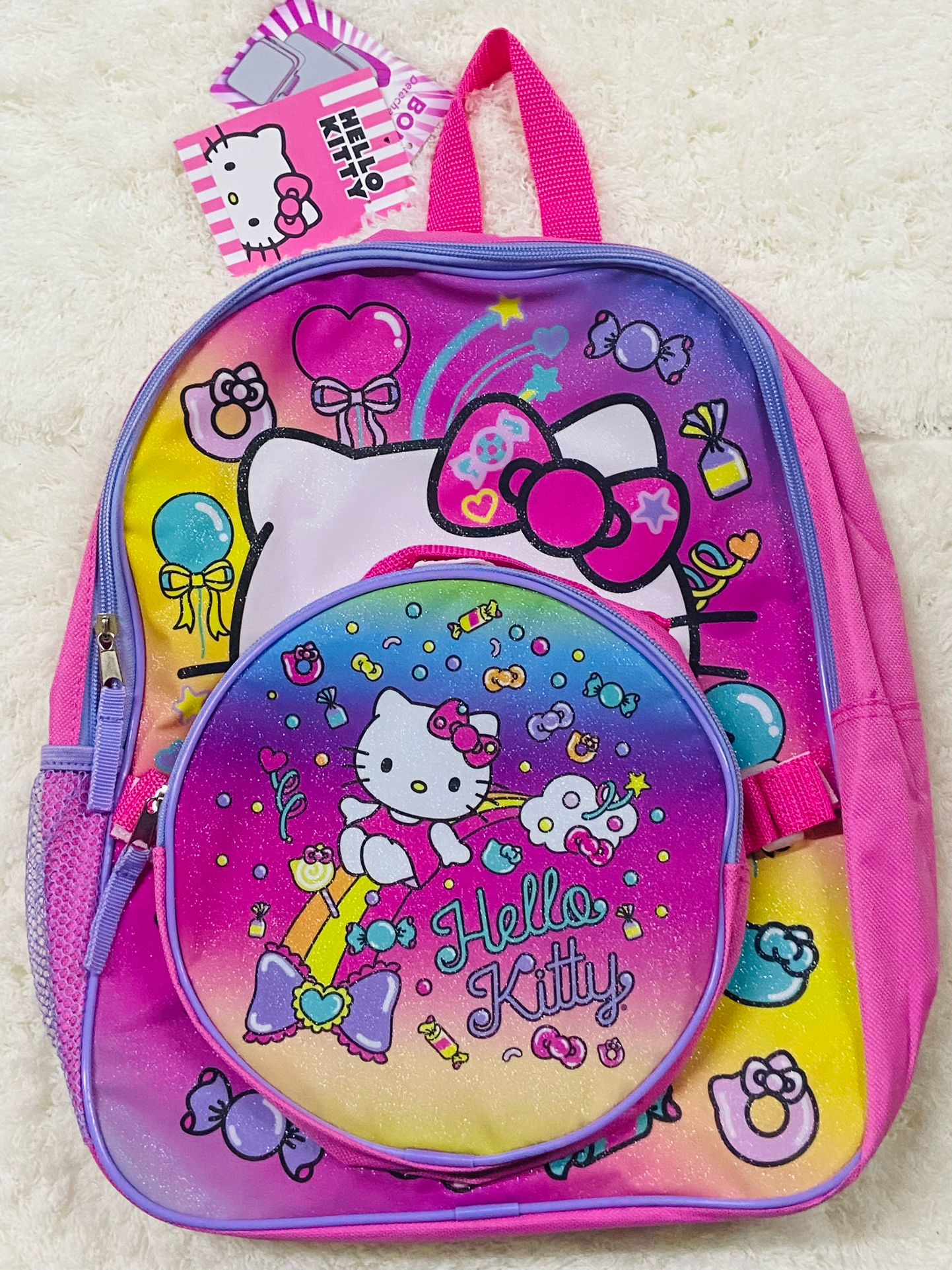 Hello Kitty, Backpack With Lunchbox