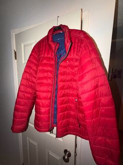 Tommy Filfiger red jacket