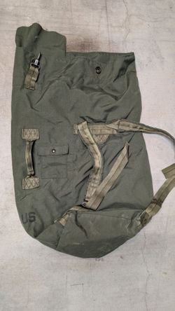 Military Duffle bag and Uniform tops