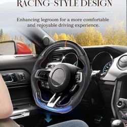Carbon Fiber Steering Wheel for Mustang 2018-2023