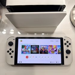 Nintendo Switch-OLED Model  w/White Joy-Con