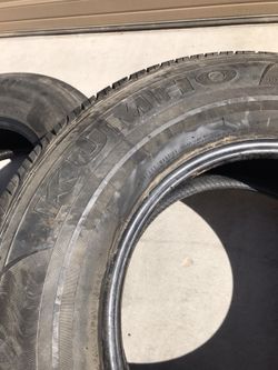2 tires 225/75R/15