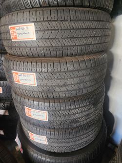 225 65R 17 Set Of Yokohama Used Tires 