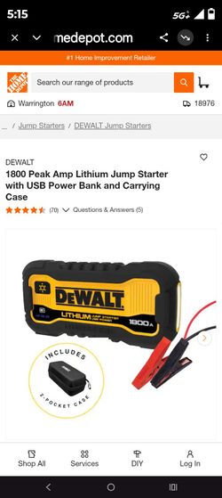 DeWalt jump box