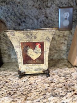 Metal Kitchen Utensil Holder. Utensils Not Included.