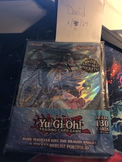 Yu-Gi-Oh! Dark Magician Girl The Dragon Knight 9-Pocket Duelist Portfolio - Konami Storage Albums (KSA)