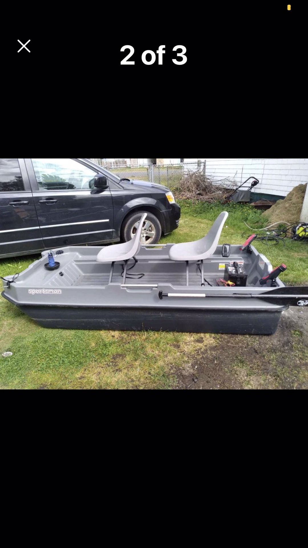 9ft Cabelas Sun Dolphin Fishing Boat