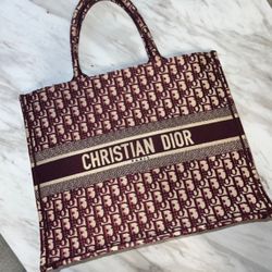 Christian Dior Bag - Burgundy Large