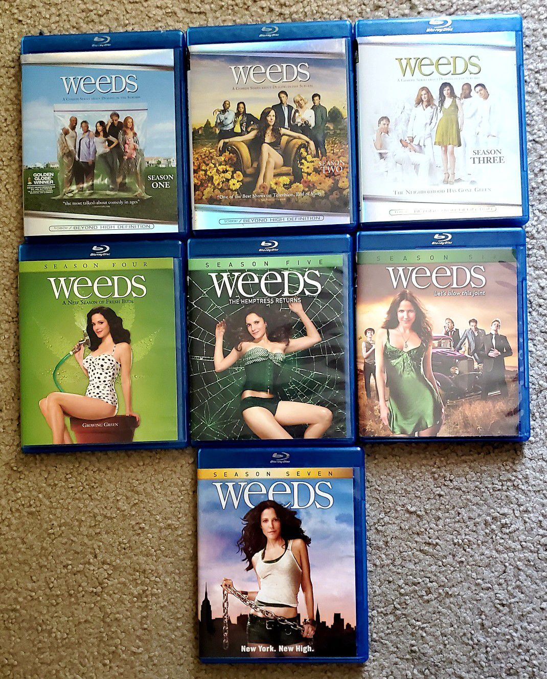 Showtime Weeds Blue Rays