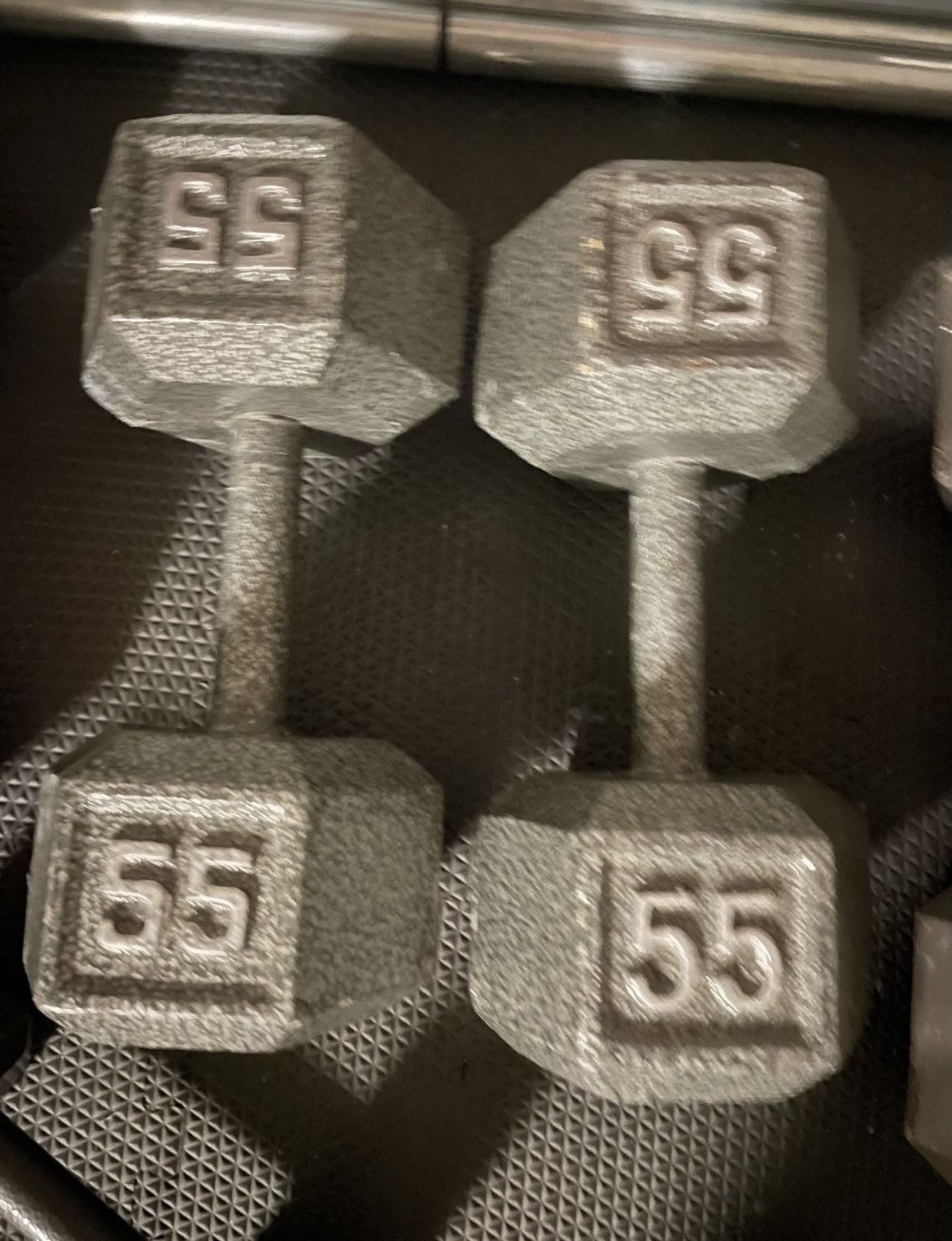 Dumbbells - Pair 55 lbs.