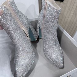 sparkling boots betsy johnson 