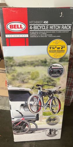 NEW Bell HitchBiker 450 – 4-Bike Hitch Rack – $100