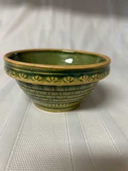 Antique Basketweave & Fan Bowl