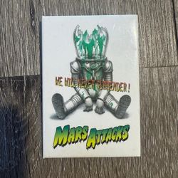 Mars Attacks Never Surrender! Movie Promo Pin New 1996 WB