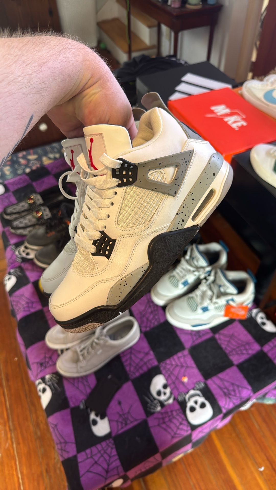Jordan 4 White Cement Size 7 