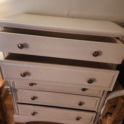 Tall White Dresser