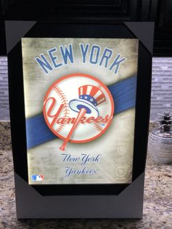 New York Yankees MLB 3D LED Collector Frame Sign