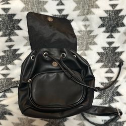 Black Mini Backpack