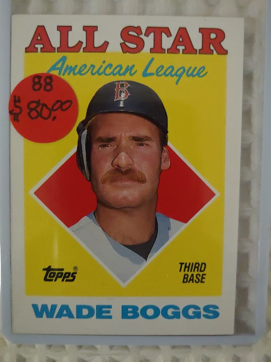 Wade Boggs All Stars Baseball Card