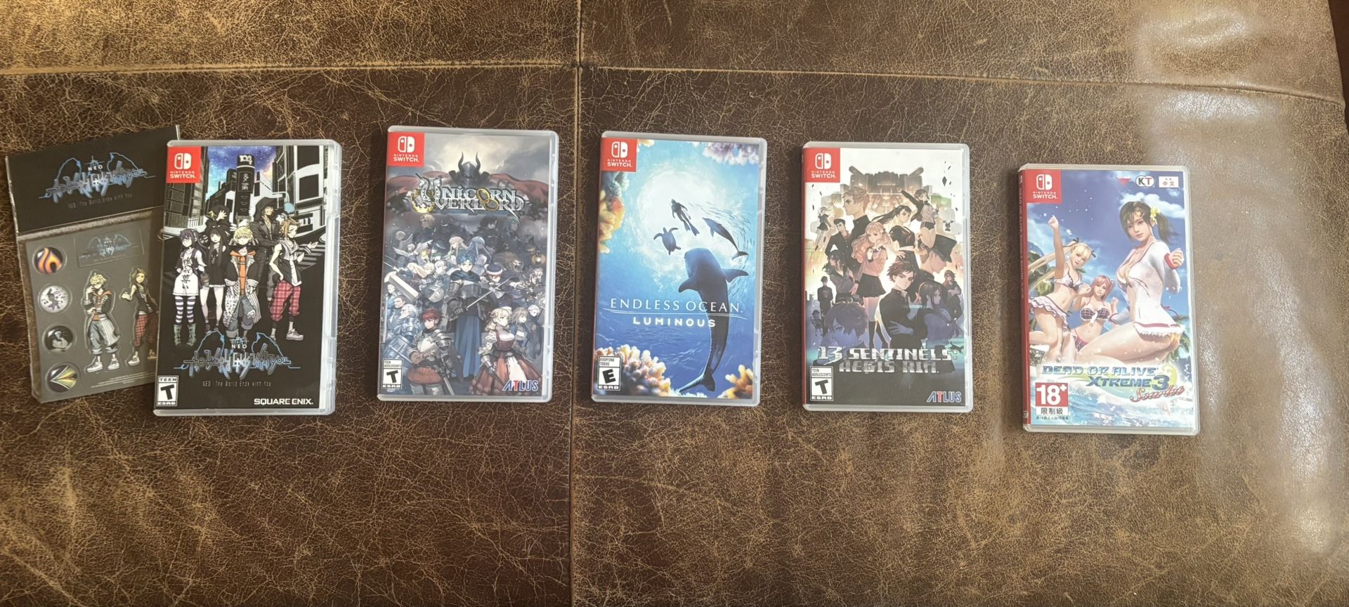 Switch Games - Neo TWEWY + Bonus, Endless Ocean, Unicorn overlord, DOA Extreme 3 Scarlett + more