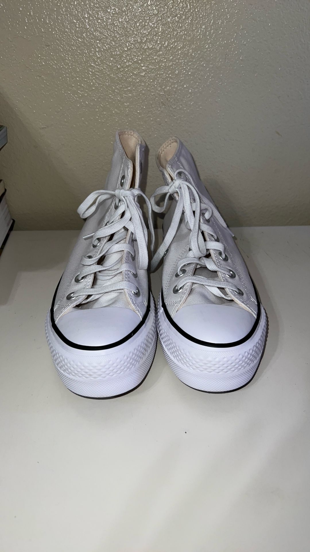 Converse (Chuck Taylor) High Top Platform In White