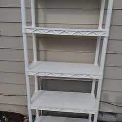 Plastic White Shelves