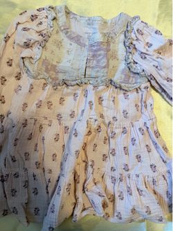 Easy Peasy Girls Floral Tiered Dress