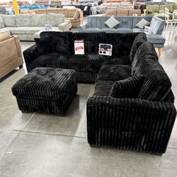 New Black Sofa 
