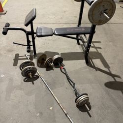 Weights and Bench 