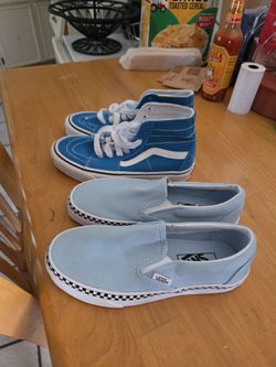 Size 4.5 Kid's Van's Tennis Shoe's