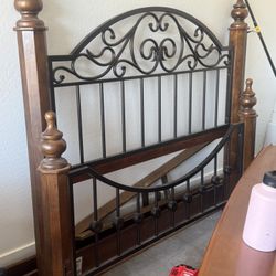 Queen Size Wood Bedframe