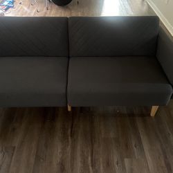 Adjustable, futon gray