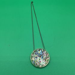 House of Harlow 1960 Abalone Sunburst Pendant Necklace