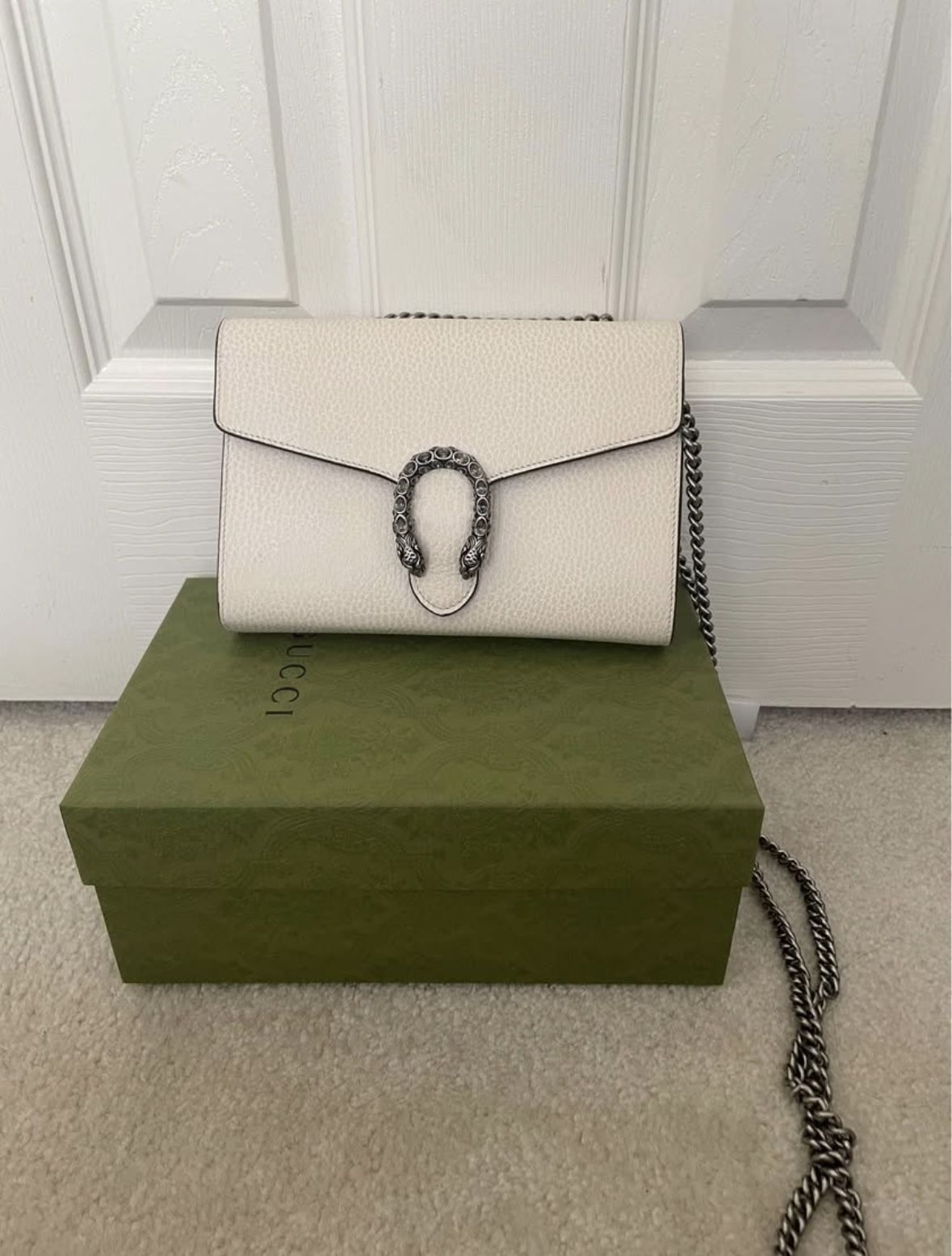 Gucci Dionysus Mini Chain Leather Wallet