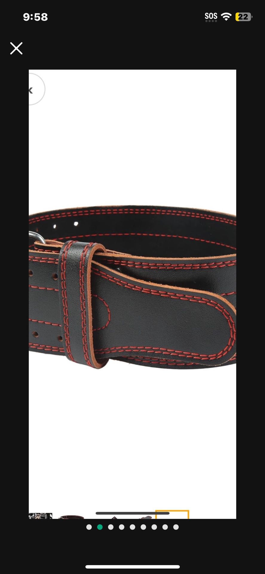 Weight Lifting Belt, Genuine Leather Soft Adjustable Length Lifting Belt, Tenacious Strong Bodybuilding Fitness Weightlifting Belt, for Powerlifting,