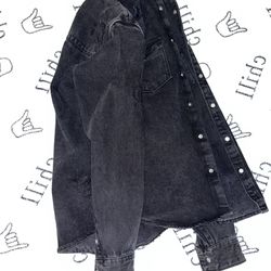 Zara Black Jean jacket 
