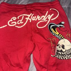 Red Ed Hardy Sweats 