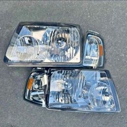 01-11 Ford Ranger Headlights Luces Micas Calaveras Faros Faroles Focos Headlamps