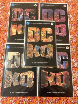 DC KO 1-5 Complete Set Main Acetate Covers! All In!