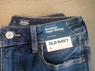 Old Navy Rockstar Super Skinny Jeans - size 8 - NEW