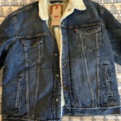 Men’s Levi’s Sherpa Denim Jacket L