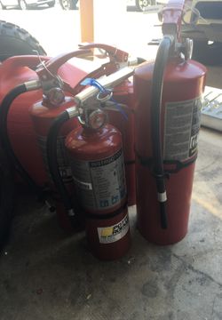 Fire extinguishers