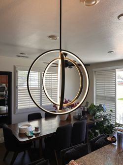 Black hanging lights set of 2