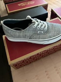 Black and white Vans