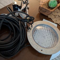 Complete 54W RGB LED Pool Light Kit - Stainless Steel w/ 110V Transformer