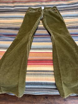 True Religion corduroy flare jeans