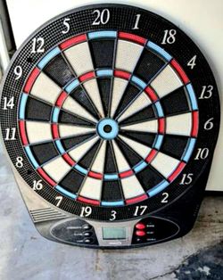 Dart Board without Darts. Only use soft tipped darts FYI:  Do not use Steel Tipped