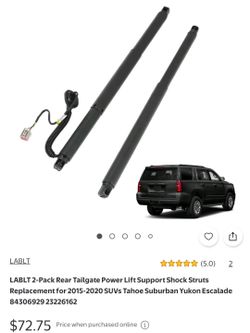 2015-2020 GM tailgate power lift strut set NEW