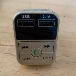 Wireless Bluetooth Car Kit Handsfree Talk MP3 player fm transmitter dual car charger