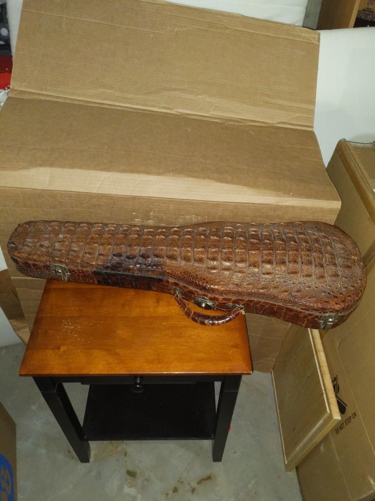 Antique Aligator Violin Case